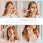 Deluxe Rose Quartz Facial Roller